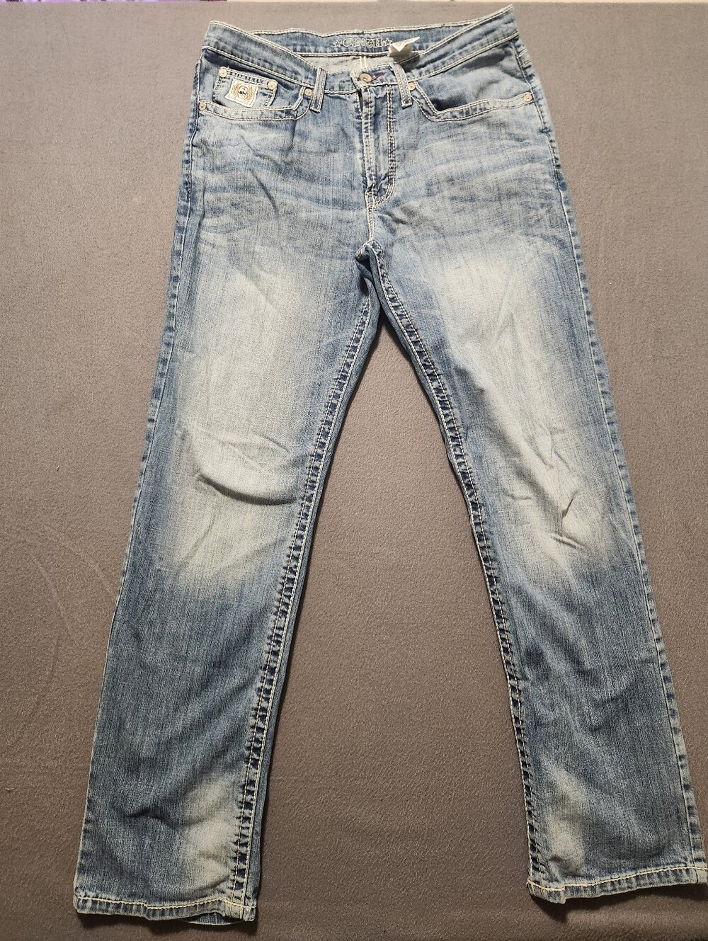 Cinch Jeans Men Size 34x34 Blue Bootcut Western Relaxed Mid Rise